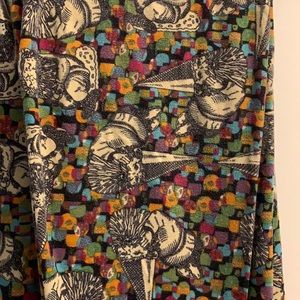 LuLaRoe T&C gnome print leggings